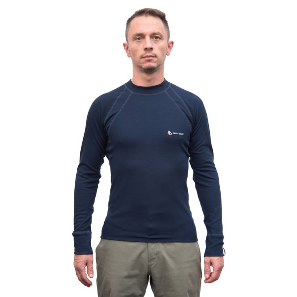Термофутболка SENSOR DOUBLE FACE з довгим рукавом чоловіча dark blue SM11DF-deepblue-L