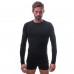 Термофутболка SENSOR MERINO DF з довгим рукавом чоловіча чорна SM11M-black-L
