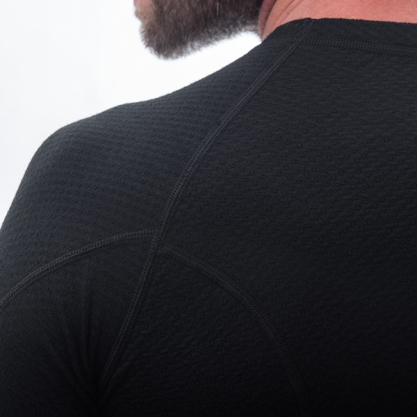 Термофутболка SENSOR MERINO DF з довгим рукавом чоловіча чорна SM11M-black-M