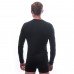 Термофутболка SENSOR MERINO DF з довгим рукавом чоловіча чорна SM11M-black-S