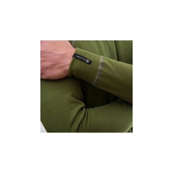 Термофутболка SENSOR DOUBLE FACE з довгим рукавом чоловіча сафарі олива SM11M-safari-L