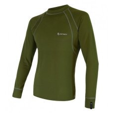 Термофутболка SENSOR DOUBLE FACE з довгим рукавом чоловіча сафарі олива SM11M-safari-L