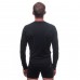 Термофутболка SENSOR MERINO ACTIVE з довгим рукавом чоловіча чорна SM11MA-black-M