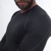 Термофутболка SENSOR MERINO ACTIVE з довгим рукавом чоловіча чорна SM11MA-black-XL
