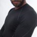 Термофутболка SENSOR MERINO ACTIVE з довгим рукавом чоловіча чорна SM11MA-black-S