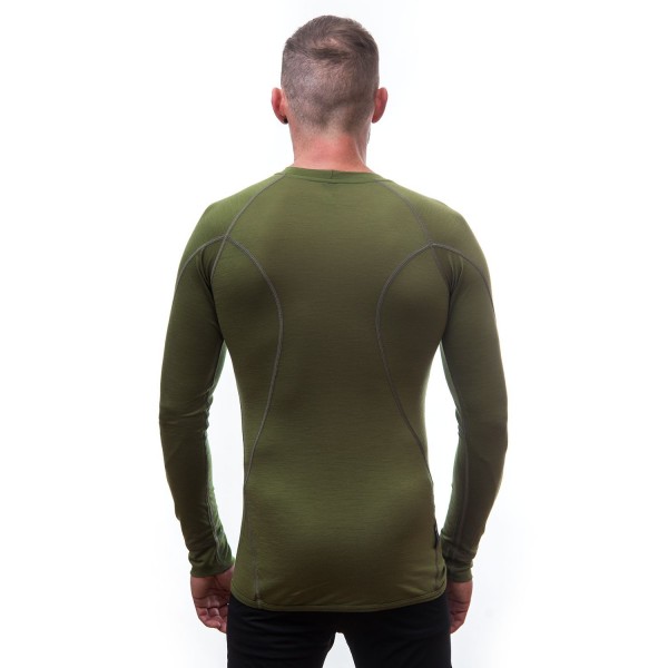 Термофутболка SENSOR MERINO ACTIVE чоловіча safari green SM11MA-safari-S