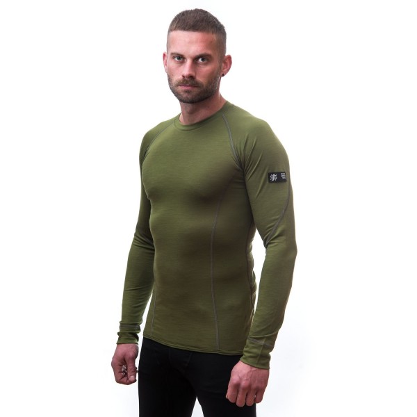 Термофутболка SENSOR MERINO ACTIVE чоловіча safari green SM11MA-safari-M