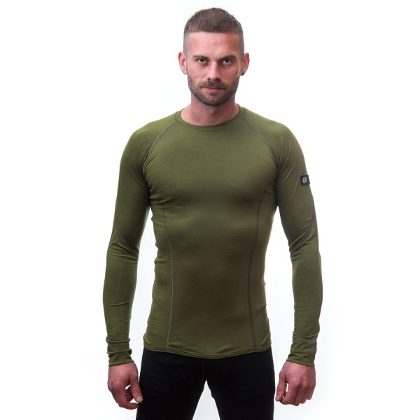 Термофутболка SENSOR MERINO ACTIVE чоловіча safari green SM11MA-safari-S