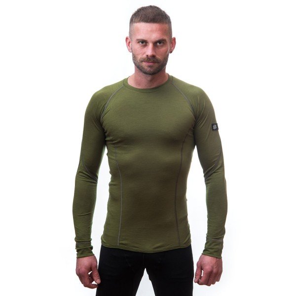 Термофутболка SENSOR MERINO ACTIVE чоловіча safari green SM11MA-safari-L