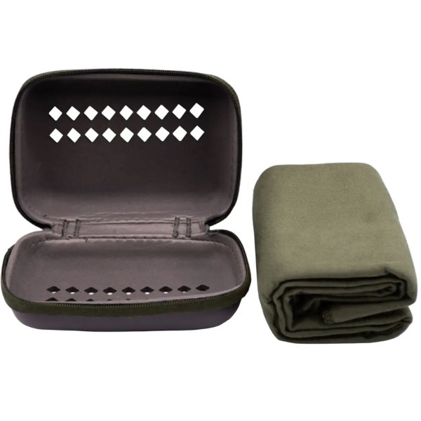 Рушник з мікрофібри Tribe Pocket Towel 50х100 см T-LC-0001-M Army Green