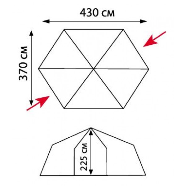 Шатро Tramp Lite Mosquito green TLT-033.04