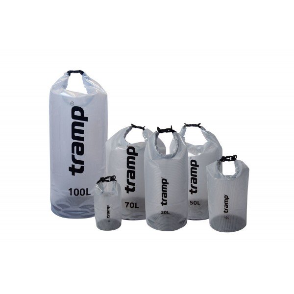 Гермомішок прозорий Tramp PVC Coated Tarpaulin 25 л TRA-199