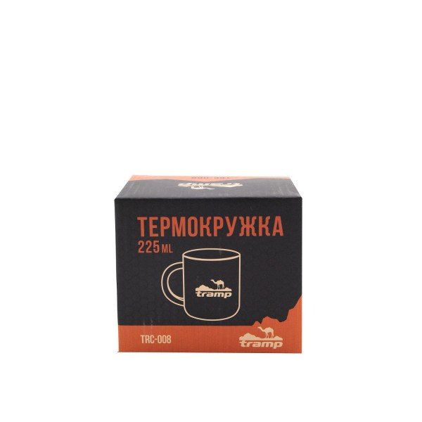 Термогорнятко Tramp 225 мл сірий TRC-008