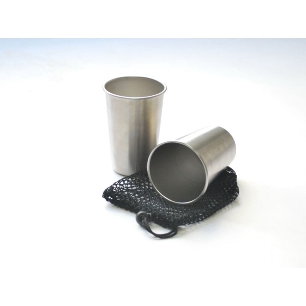 Набір з 3-х стаканів Tramp TRC-051 (нерж. сталь)