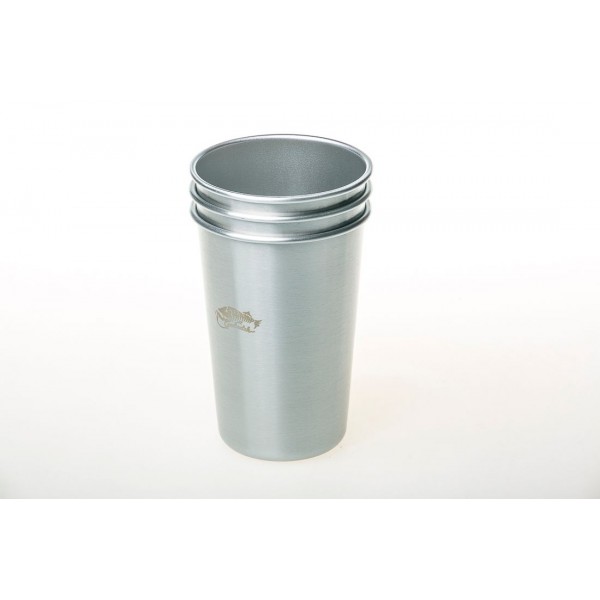 Набір з 3-х стаканів Tramp TRC-051 (нерж. сталь)