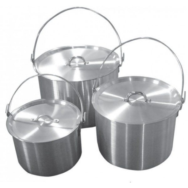 Казан алюмінієвий з кришкою Tramp 13 л UTRC-057