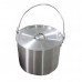 Казан алюмінієвий з кришкою Tramp 13 л UTRC-057