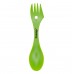 Ложка-виделка пластикова Tramp зелена TRC-069-green