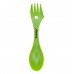 Ложка-виделка пластикова Tramp зелена TRC-069-green