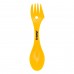 Ложка-виделка пластикова Tramp жовта TRC-069-yellow