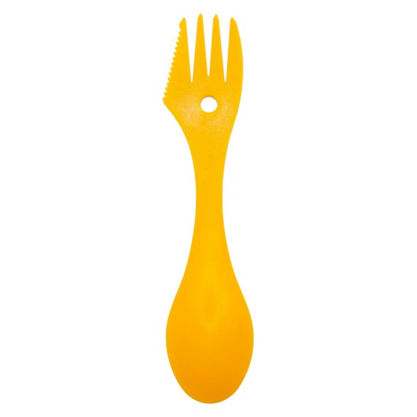 Ложка-виделка пластикова Tramp жовта TRC-069-yellow