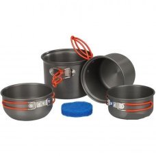Набір анодованого посуду на 1-2 персони Tramp UTRC-075
