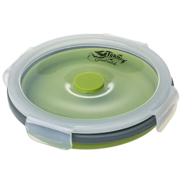 Контейнер складаний з кришкою-кліпсою Tramp (550ml) olive UTRC-088-olive