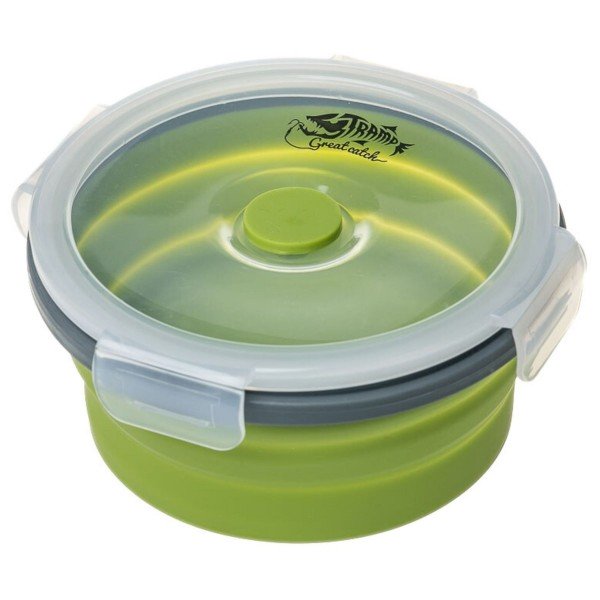 Контейнер складаний з кришкою-кліпсою Tramp (550ml) olive UTRC-088-olive