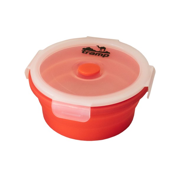 Контейнер складаний з кришкою-кліпсою Tramp (550ml) orange UTRC-088-orange