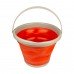 Відро складане силіконове Tramp 10L orange TRC-091-orange