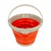 Відро складане силіконове Tramp 5L orange TRC-092-orange