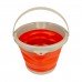 Відро складане силіконове Tramp 5L orange TRC-092-orange