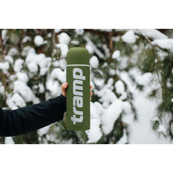 Термос Tramp Soft Touch 0,75 л зелений UTRC-108-khaki