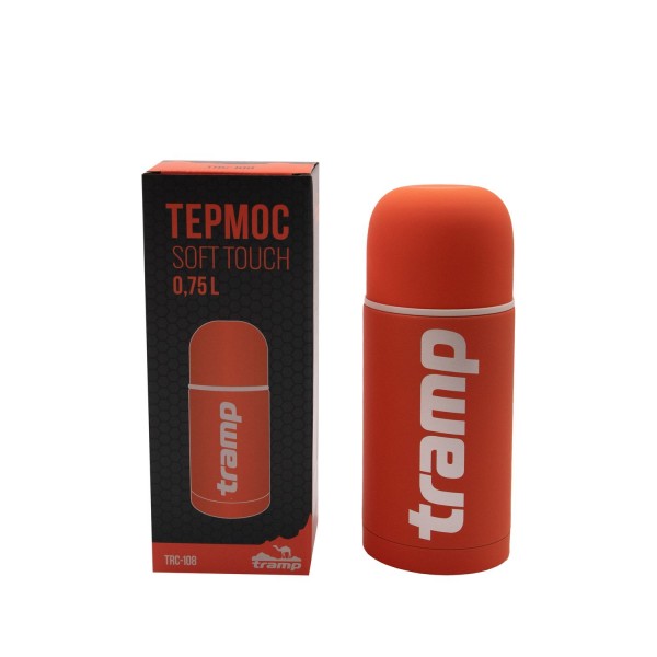 Термос Tramp Soft Touch 0,75 л помаранчевий UTRC-108-orange