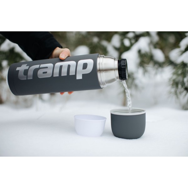 Термос Tramp Soft Touch 1.0 л сірий UTRC-109-grey