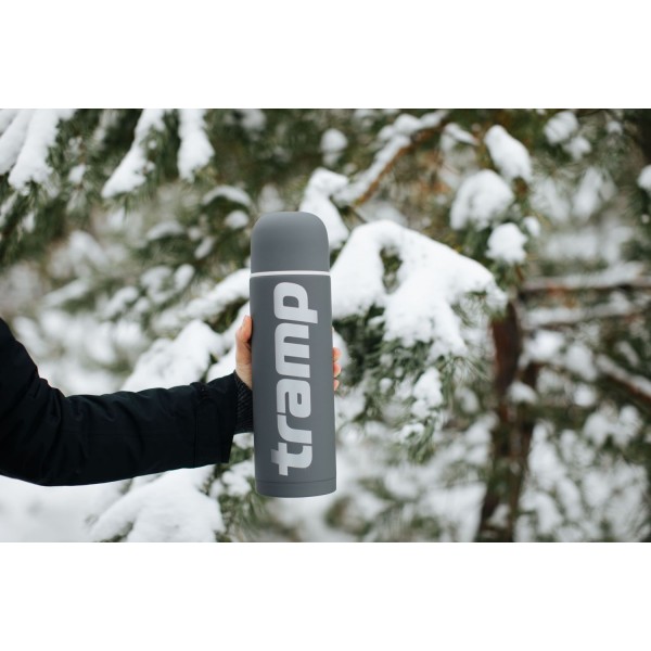 Термос Tramp Soft Touch 1.0 л сірий UTRC-109-grey