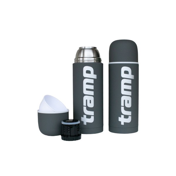 Термос Tramp Soft Touch 1.0 л сірий UTRC-109-grey