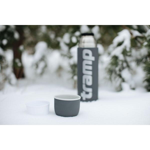 Термос Tramp Soft Touch 1.0 л сірий UTRC-109-grey