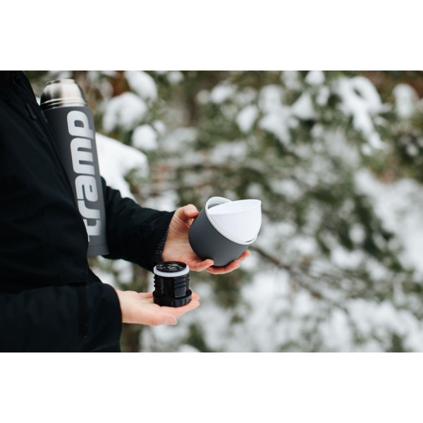 Термос Tramp Soft Touch 1.0 л сірий UTRC-109-grey
