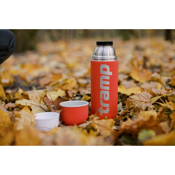 Термос Tramp Soft Touch 1,0 л помаранчевий TRC-109-orange