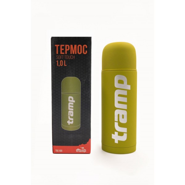 Термос Tramp Soft Touch 1.0 л жовтий