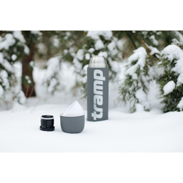 Термос Tramp Soft Touch 1.2 л сірий UTRC-110-grey