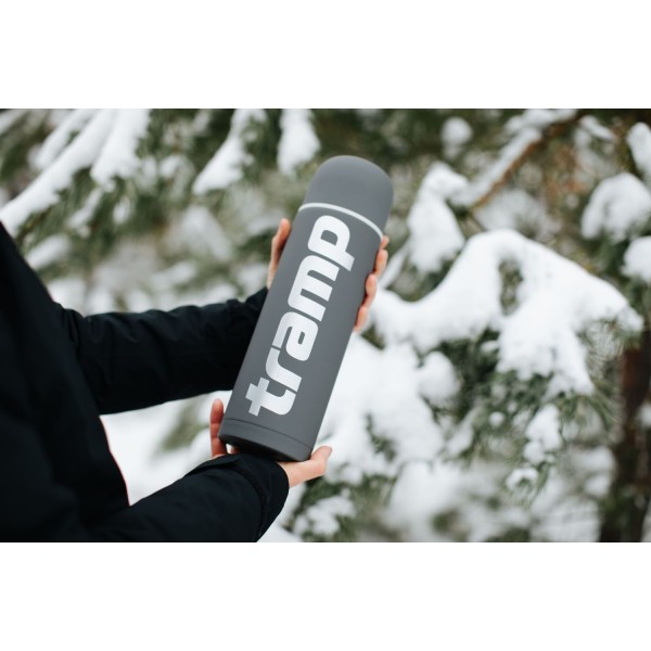 Термос Tramp Soft Touch 1.2 л сірий UTRC-110-grey