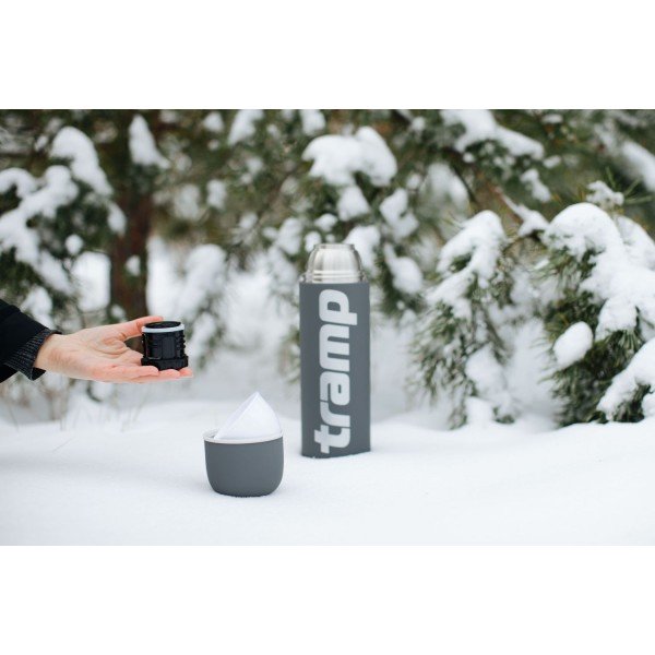 Термос Tramp Soft Touch 1.2 л сірий UTRC-110-grey