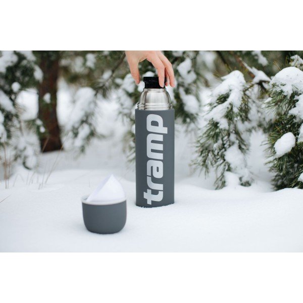 Термос Tramp Soft Touch 1.2 л сірий UTRC-110-grey