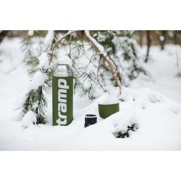 Термос Tramp Soft Touch 1.2 л зелений UTRC-110-khaki
