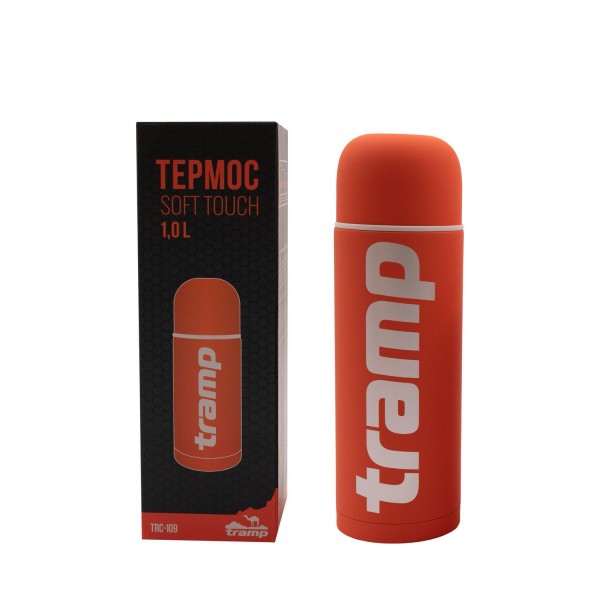 Термос Tramp Soft Touch 1,2 л помаранчевий UTRC-110-orange