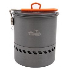 Казанок Tramp з анодованого алюмінію з теплообмінником 1,5 л UTRC-118