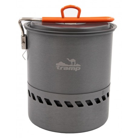 Казанок Tramp з анодованого алюмінію з теплообмінником 1,5 л UTRC-118 Казанок Tramp з анодованого алюмінію з теплообмінником 1,5 л UTRC-118
