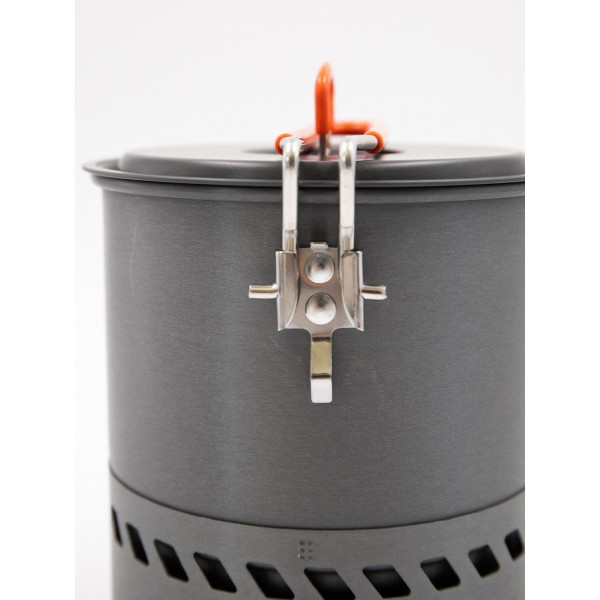 Казанок Tramp з анодованого алюмінію з теплообмінником 1,5 л UTRC-118